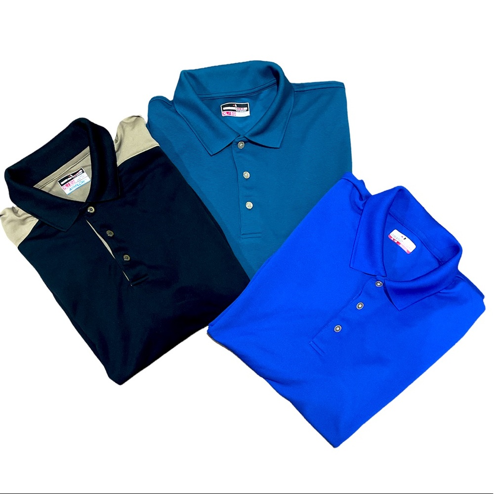 Grand Slam Golf Shirts Lot of 3